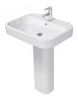 Vorschau: Duravit Happy D.2 Waschtisch rechteckig 65x49,5cm, mit Hahnloch und Überlauf, weiß 2316650000