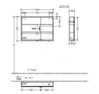 Vorschau: Villeroy&Boch My View Now LED-Aufputz-Spiegelschrank 100x75cm