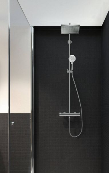 Hansgrohe Crometta E 240 1jet Showerpipe mit Thermostat, chrom