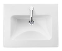 Vorschau: Duravit ME by Starck Waschtisch rechteckig 53x43cm, mit Hahnloch, mit Überlauf, weiß 2336530000