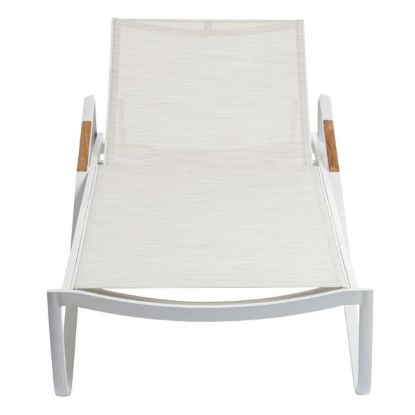 KETTLER DINING DIAMOND Stapelliege weiß matt beige 0103914-5800