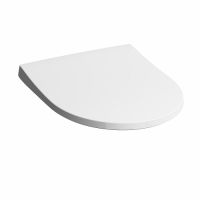 Geberit iCon WC-Sitz Slim mit Deckel mit Absenkautomatik soft-close, Wrap over, antibakteriell, weiß
