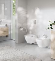 Vorschau: Grohe Cubeo Einhand-Bidetbatterie mit Ablaufgarnitur