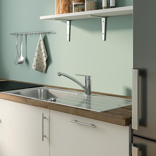 Grohe Start Eco Einhand-Spültischbatterie, schwenkbar, chrom