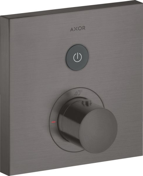 Axor ShowerSelect Thermostat Square Unterputz, für 1 Verbraucher, eckig brushed black chrome 36714340