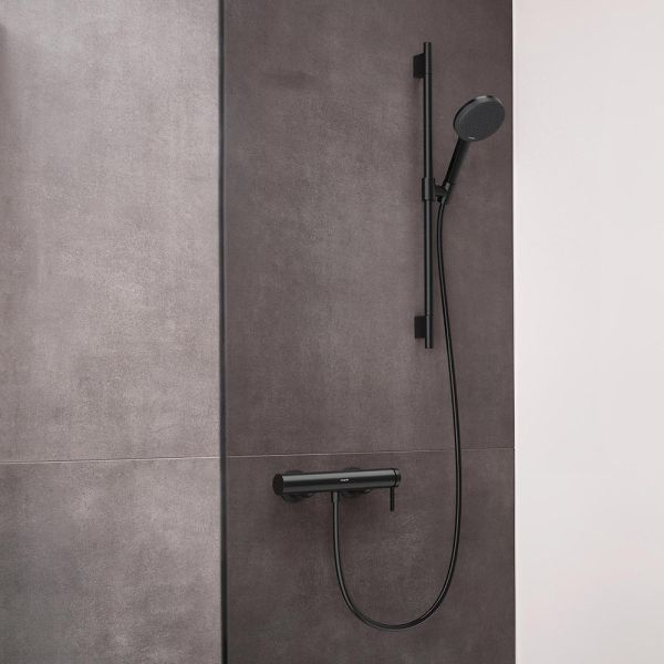 hansgrohe Finoris Duscharmatur Aufputz, brushed black chrome