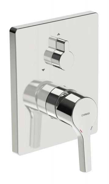 Hansa Hansapaleno Wannen- und Brausearmatur Fertigmontageset, chrom 80509001