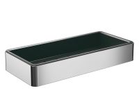 Vorschau: emco loft Schwammkorb mit herausnehmbarem Einsatz, chrom/schwarz 054500502