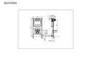 Vorschau: Villeroy&Boch ViConnect WC-Vorwandelement für Trockenbau, niedrig, Bauhöhe 98cm 922478001