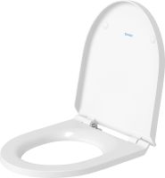 Vorschau: Duravit No.1 Wand-WC Set inkl. WC-Sitz mit Absenkautomatik, 54x37,3cm, oval, rimless, weiß