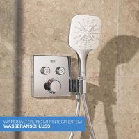 Vorschau: Grohe Precision SmartControl Duschsystem, eckig, Thermostat, Vitalio Rain Mono 310 Kopfbrause, chrom