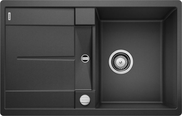 Blanco Metra 45 S-F Granitspüle SILGRANIT® mit Ablauffernbedienung, anthrazit 519081