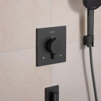 hansgrohe Ecostat Comfort E EN1717 brushed black chrome 33716340