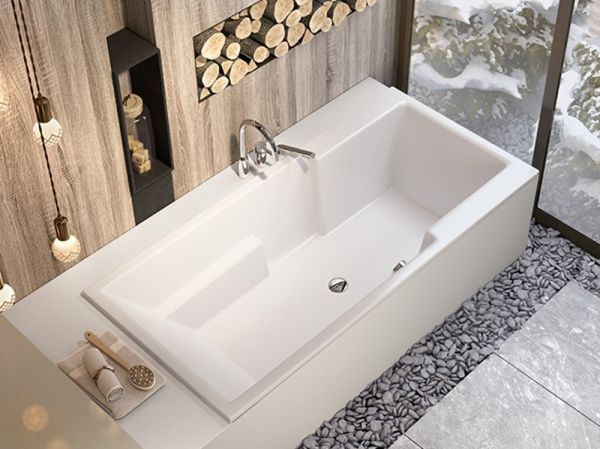 Polypex CAMA 2000 rechts Rechteck-Badewanne 200x90cm