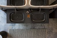 Vorschau: Duravit Zencha Aufsatzbecken 55x39 anthrazit matt 2373551379