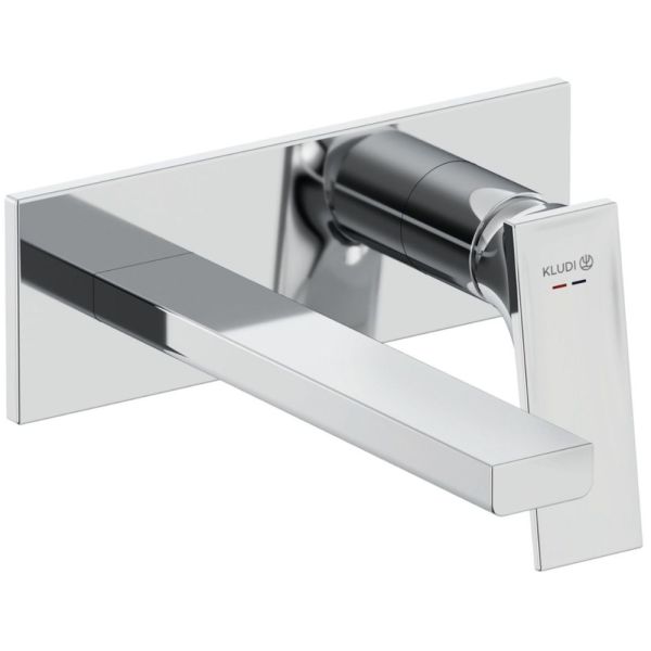Kludi DECUS Wand-Waschtischarmatur 21cm chrom 542440575
