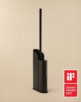 Cosmic Flat Boden-/Wand-Toilettenbürstenhalter, schwarz matt WJC512A0001036