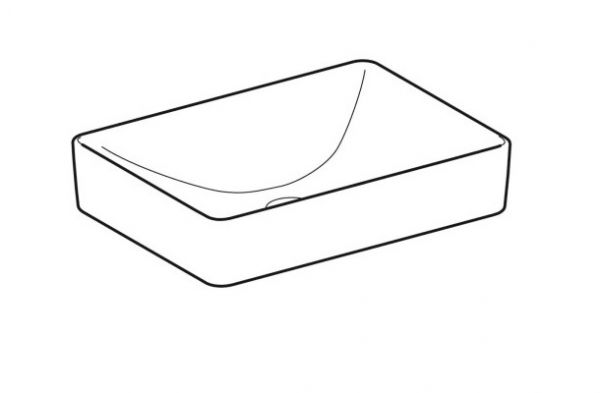 Geberit VariForm Aufsatzwaschtisch rechteckig, Breite 55cm, weiß 500779012_1