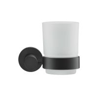 Vorschau: Duravit D-Code Zahnputzbecher Wandmontage, rechts, schwarz matt