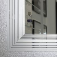 Vorschau: Artelinea Spiegel 80x135cm mit LED-Rundumbeleuchtung mit Laserrand