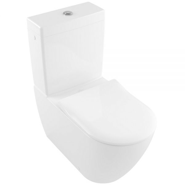 Villeroy&Boch Subway 2.0 Stand-Tiefspül-WC offener Spülrand, DirectFlush, 70x37cm