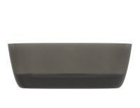 Vorschau: RIHO Solid Frosted Oval freistehende Badewanne 160x72cm