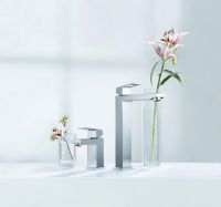 Vorschau: Grohe Eurocube Einhand-Waschtischbatterie XL-Size für freistehende Waschschüsseln, wassersparend