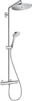 Hansgrohe Croma Select S Showerpipe 280 1jet EcoSmart 9 l/min mit Thermostat, chrom