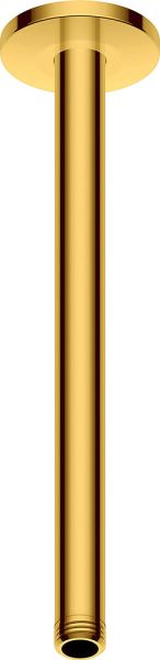 Duravit Deckenanschluss 30cm für Kopfbrause, rund, gold UV0670026034