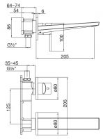 Vorschau: Steinberg Serie 260 Waschtisch-Wand-Einhebelmischer
