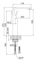 Vorschau: Steinberg Serie 230 Waschtisch-Einhebelmischer, Ausladung 200mm, chrom