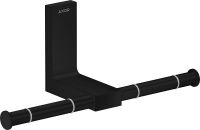 Axor Universal Rectangular Toilettenpapierhalter doppelt, schwarz matt 42657670