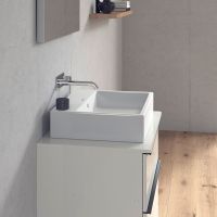 Vorschau: Duravit Vero Air Waschtisch 60x47cm, ohne Hahnloch, mit Überlauf, WonderGliss, geschliffen, weiß 23506000281