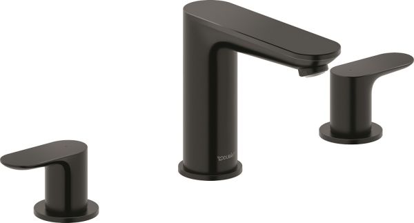Duravit Wave 3-Loch Waschtischarmatur, schwarz matt WA1060005046