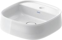 Vorschau: Duravit Zencha Aufsatzbecken 42x42cm weiss 2374420071