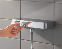 Vorschau: Grohe Grohtherm SmartControl Thermostat-Brausebatterie mit Brausegarnitur 90cm, chrom