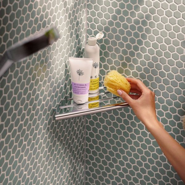 Hansgrohe AddStoris S Eck-Dusch-Ablage, chrom 41761000