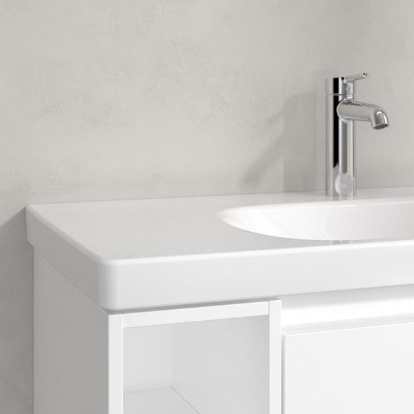 Villeroy&Boch Skyla Waschtisch 80x46cm, Ablagefläche links