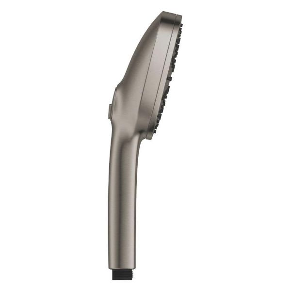 Grohe Vitalio Joy+ 120 Handbrause mit 3 Strahlarten, 7,9 l/min, hard graphite gebürstet 134864AL00