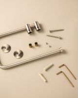 Vorschau: Cosmic Logic Handtuchring, gold gebürstet