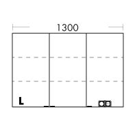 Vorschau: Burgbad Sys30 Spiegelschrank 130x80cm, ohne Beleuchtung