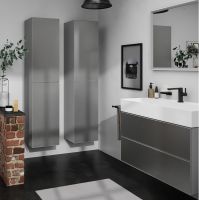 Vorschau: Hansgrohe Xevolos E Hochschrank 176x40x36cm, Türanschlag links schiefergrau matt schiefergrau metallic 54220770