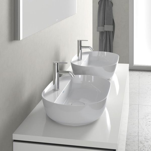 Duravit Luv Aufsatzbecken mit Hahnlochbank 60x40cm 0380600000