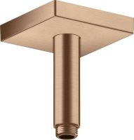 Vorschau: Axor ShowerSolutions Deckenanschluss 10cm eckig, brushed red gold 26437310