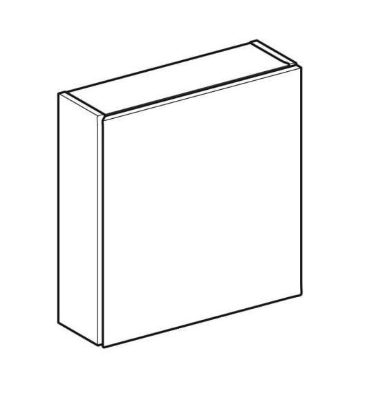 Geberit iCon Hängeschrank mit 1 Tür, quadratisch, Breite 45cm_1