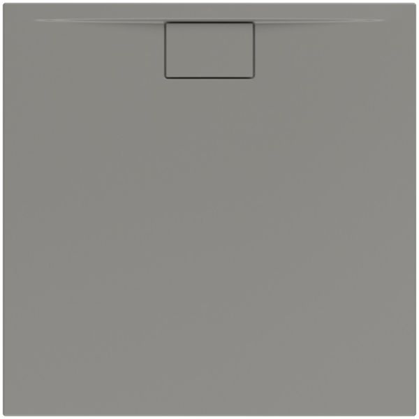 Villeroy&Boch Architectura MetalRim Duschwanne, Randhöhe 1,5cm, superflach, 100x100cm grey UDA1010ARA115V-3S