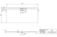 Vorschau: Villeroy&Boch Architectura MetalRim Duschwanne, 180x90cm