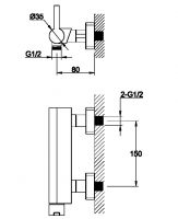 Vorschau: Avenarius Linie 230 Brause-Einhebelmischbatterie