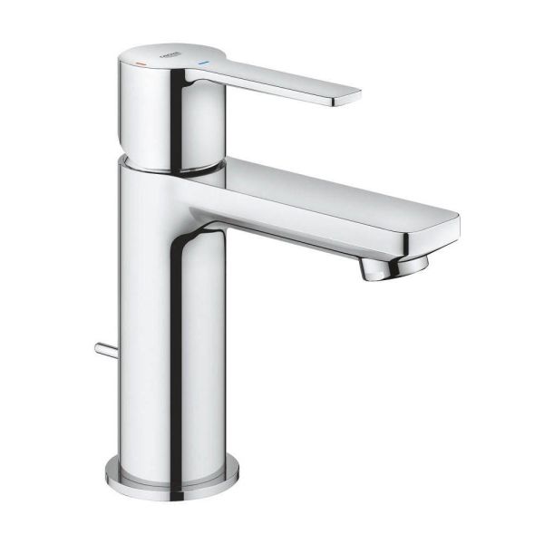 Grohe Lineare Einhebelmischer XS-Size mit Ablaufgarnitur, Mittelstellung kalt, chrom 23790001