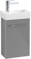 Vorschau: Villeroy&Boch Avento Handwaschbeckenunterschrank, 1 Tür, Türanschlag links, Breite 34cm crystal grey A87600B1